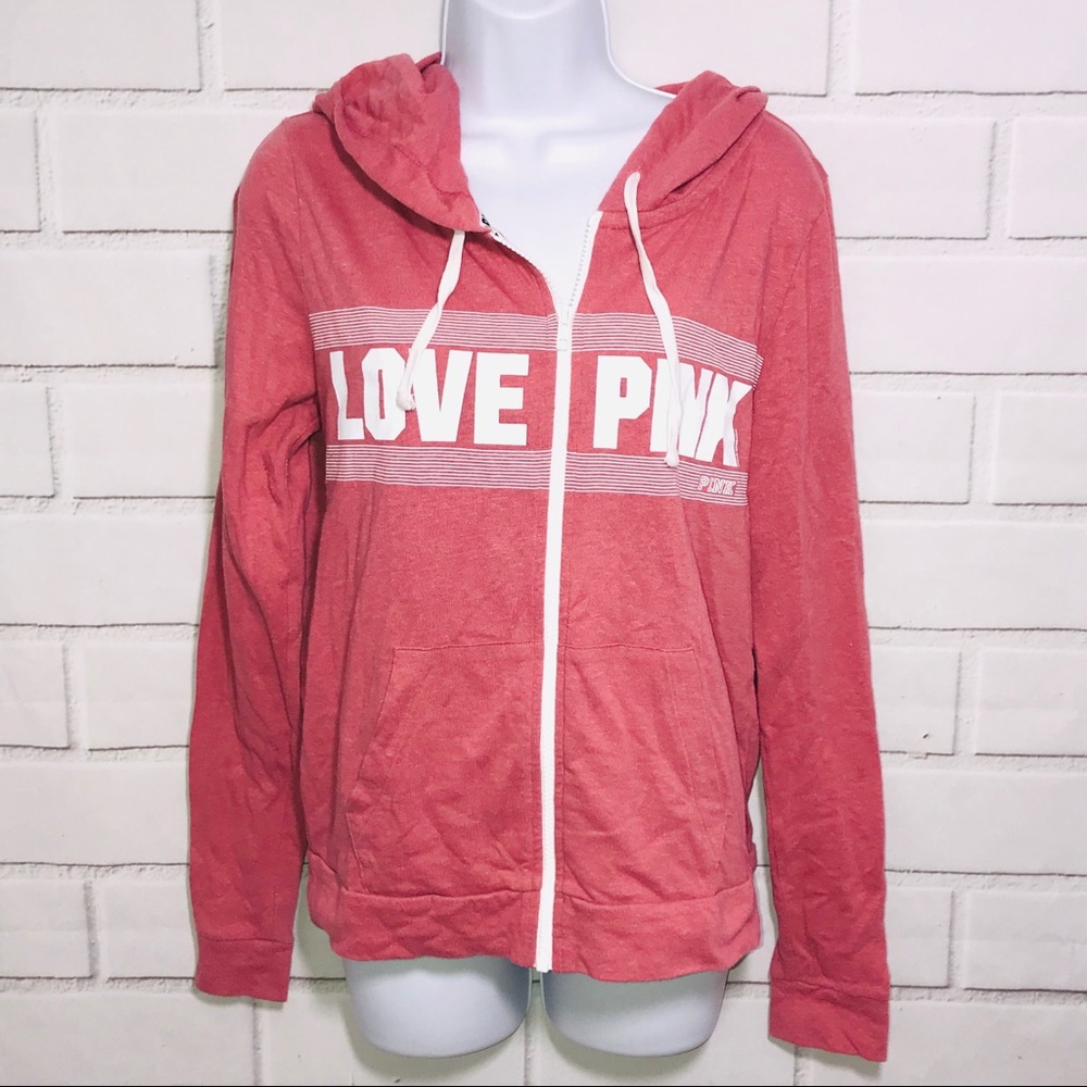 VS Pink blush Zip hoodie
